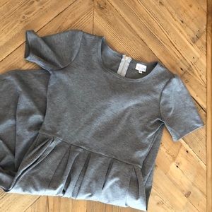 LulaRoe Amelia grey stripe